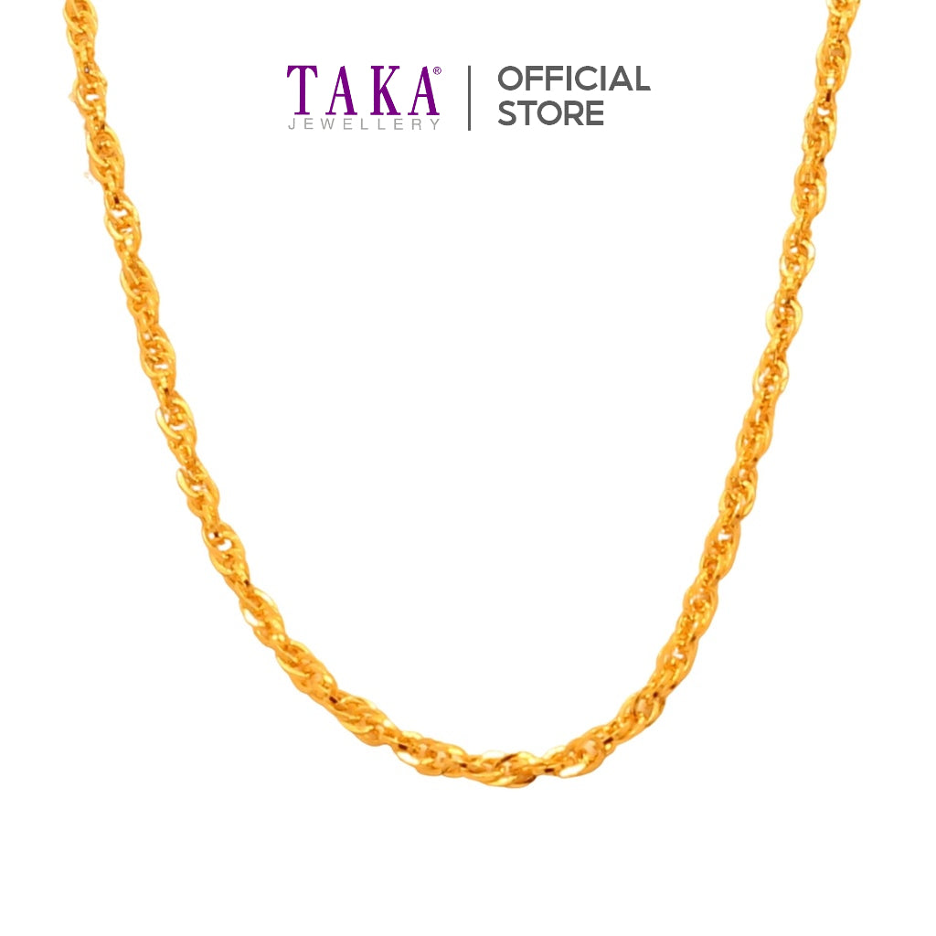 Taka Jewellery 999 Pure Gold Chain
