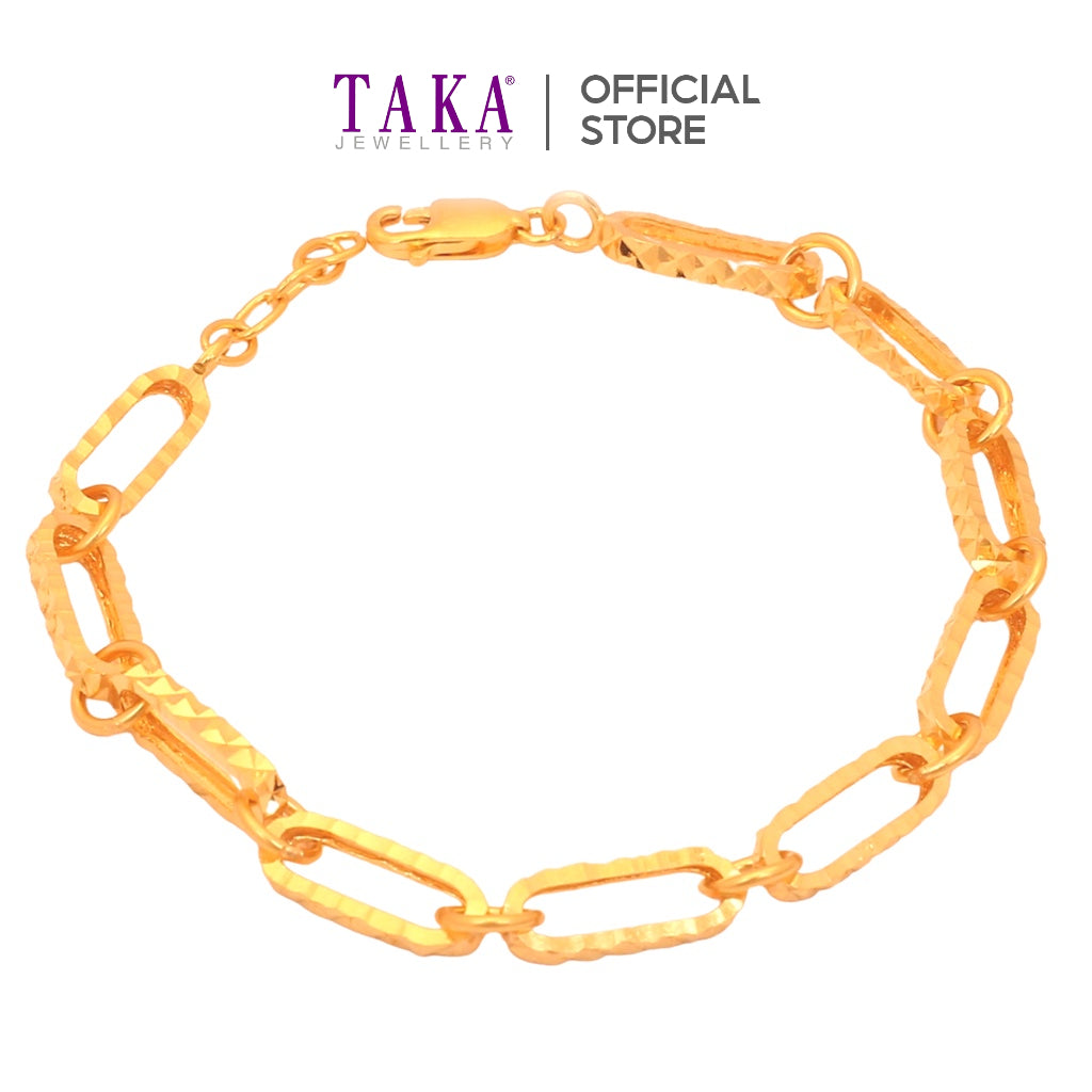 TAKA Jewellery 916 Gold Bracelet