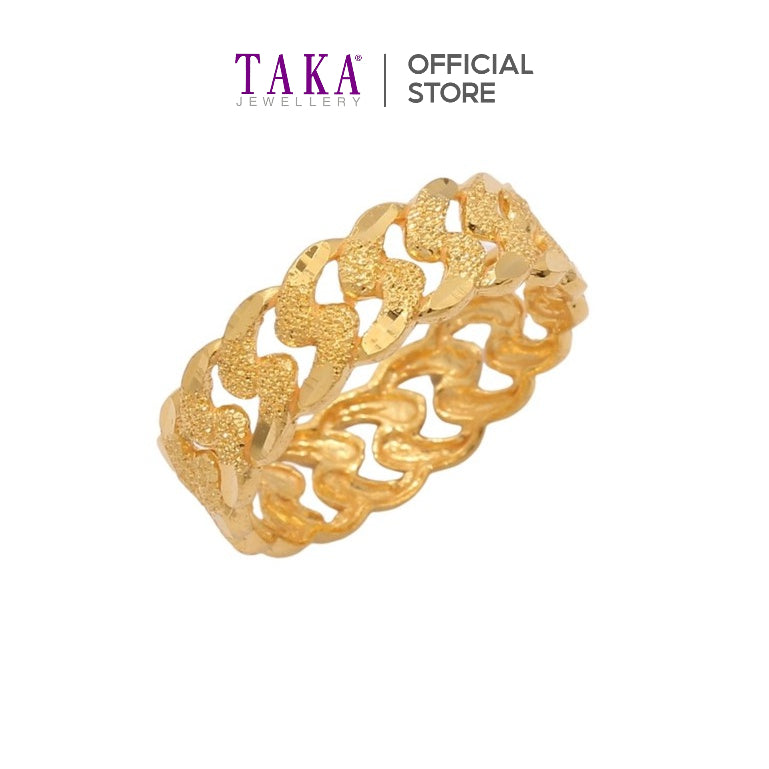 TAKA Jewellery 916 Gold Ring