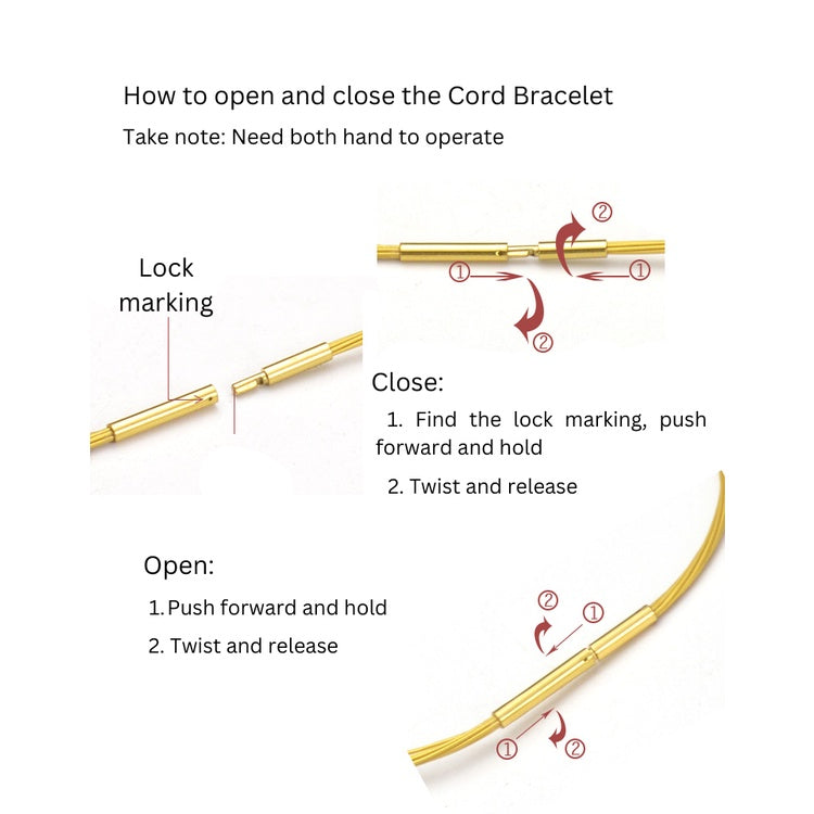 TAKA Jewellery 999 Pure Gold Cat's eye Charm with Cord Bracelet