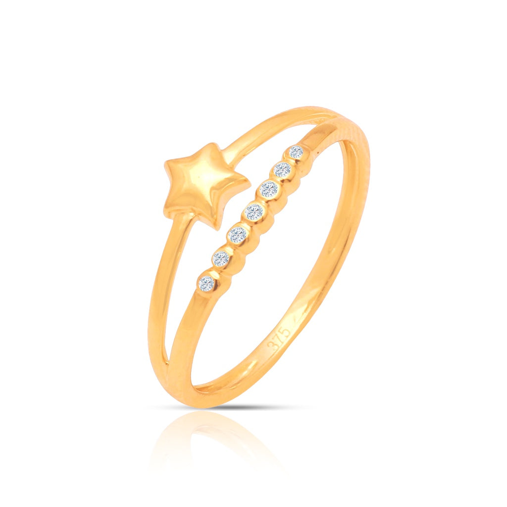 TAKA Jewellery Star Diamond Ring 9K