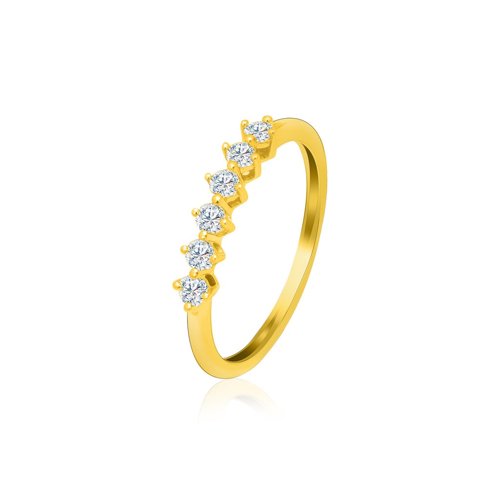 TAKA Jewellery Diamond Ring 9K