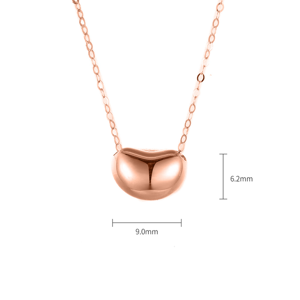 TAKA Jewellery Dolce 18K Gold Bean Necklace