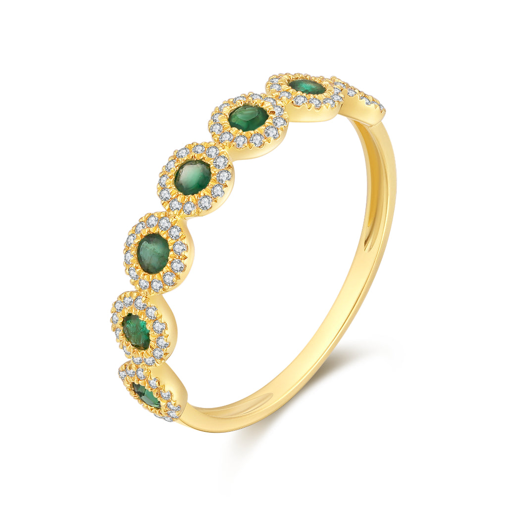 TAKA Jewellery Galaxe Gemstone and Diamond Ring 18K