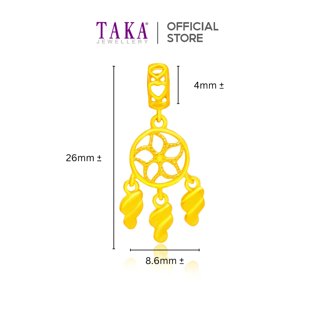TAKA Jewellery 916 Gold Charm