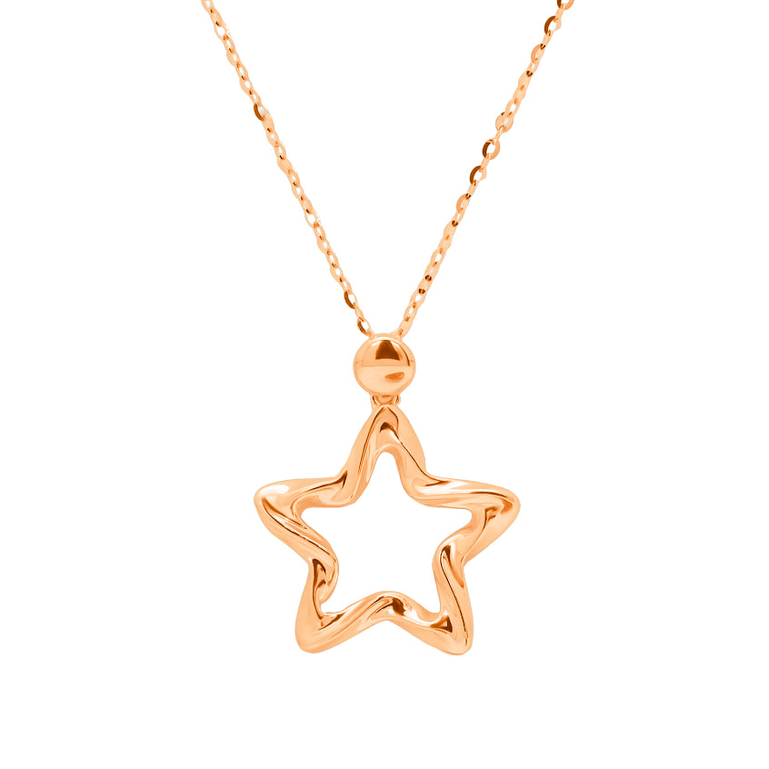 TAKA Jewellery Dolce 18K Gold Necklace Star