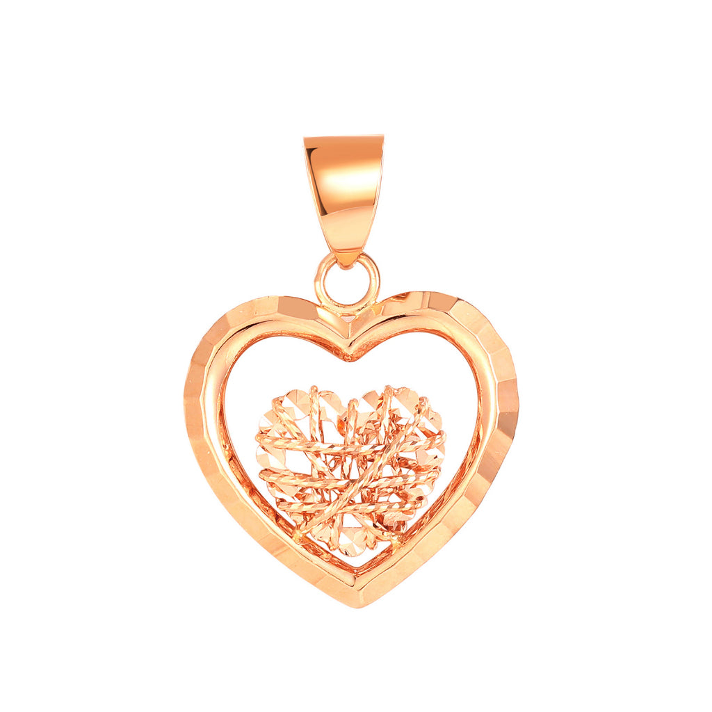 TAKA Jewellery Dolce 18K Gold Pendant Heart