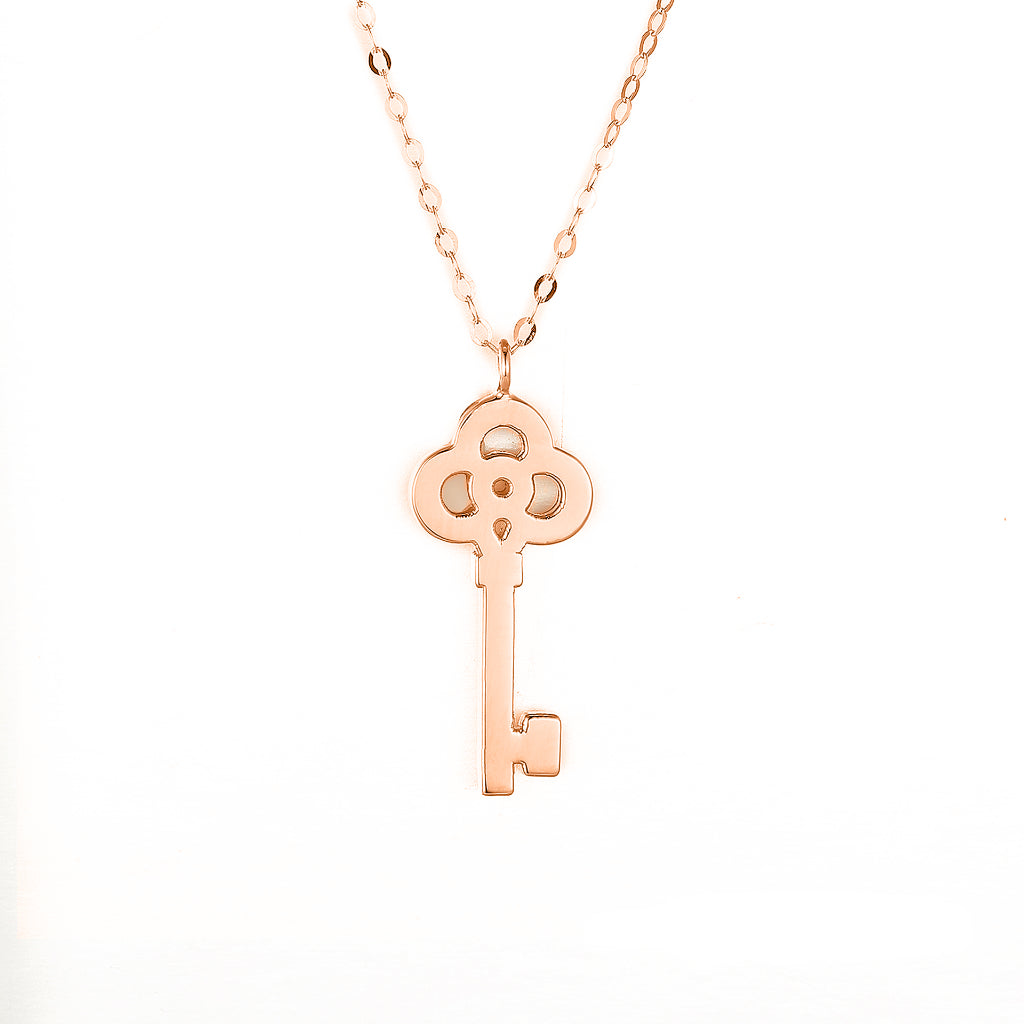 TAKA Jewellery Dolce 18K Gold Necklace Key