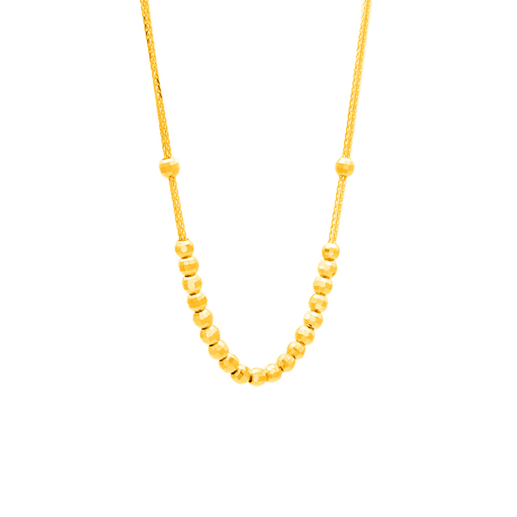 TAKA Jewellery Dolce 18K Gold Necklace Gold Balls