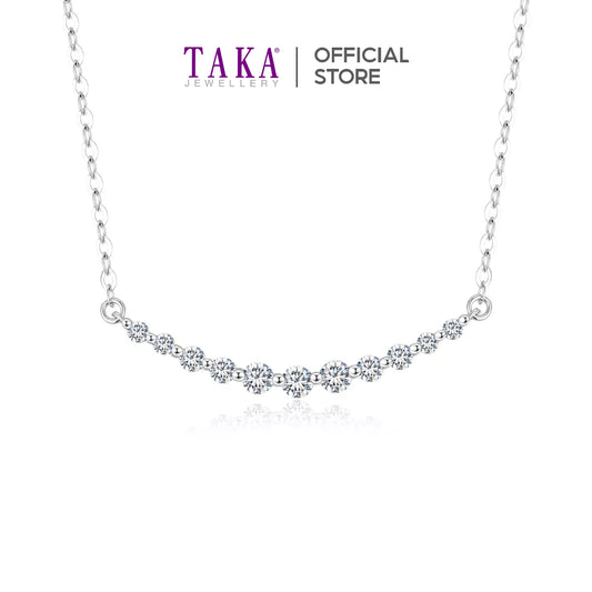 TAKA Jewellery Cresta Diamond Necklace 18K