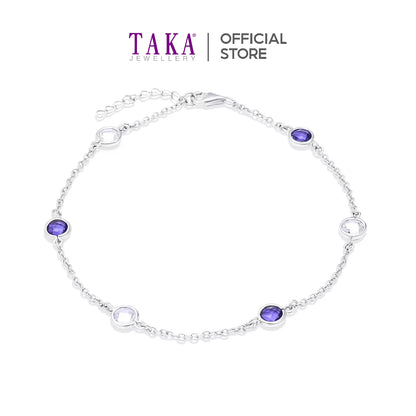 TAKA Jewellery Crystals & 925 Silver Bracelet
