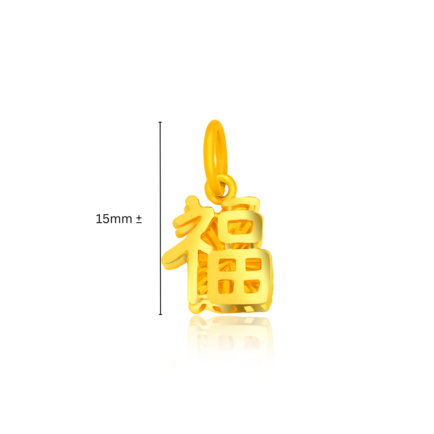 TAKA Jewelley 916 Gold Pendant Blessing