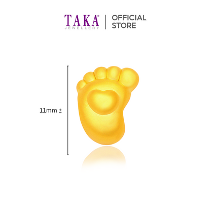 TAKA Jewellery 999 Pure Gold Charm Little Feet