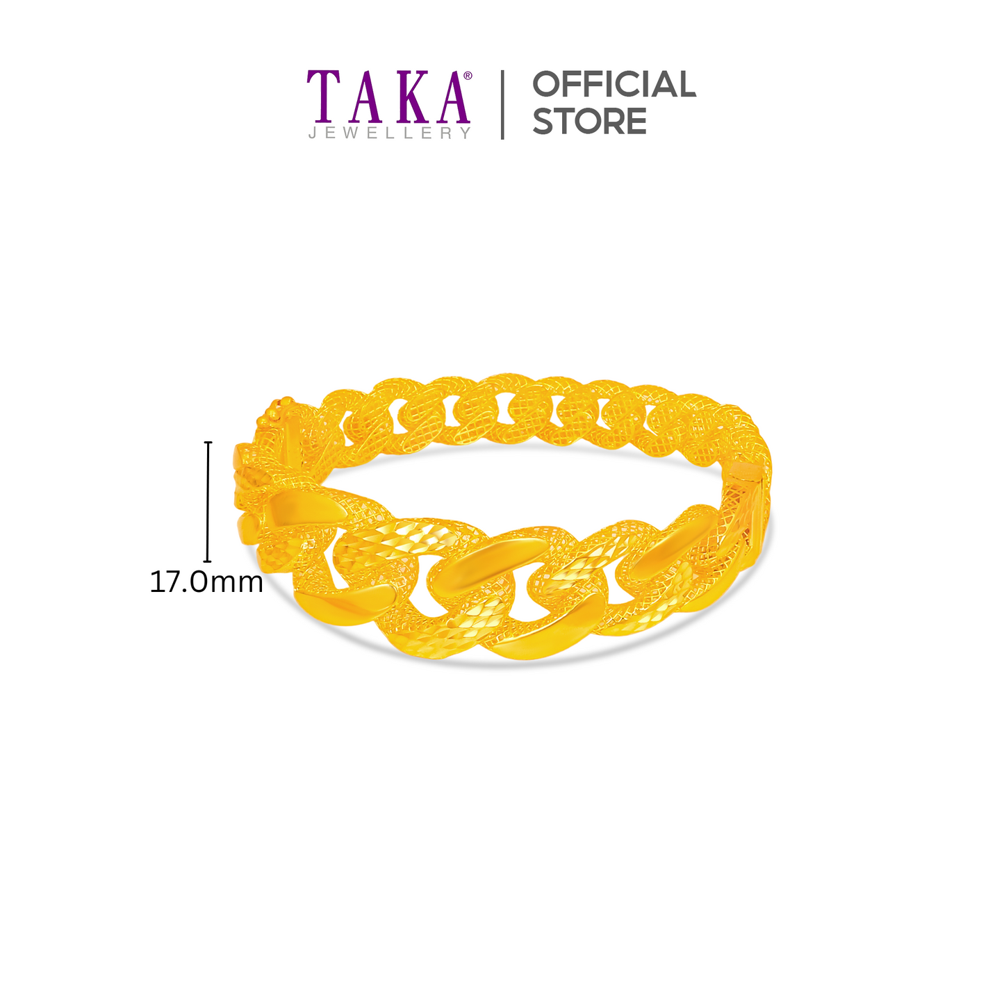 TAKA Jewellery 916 Gold Bangle