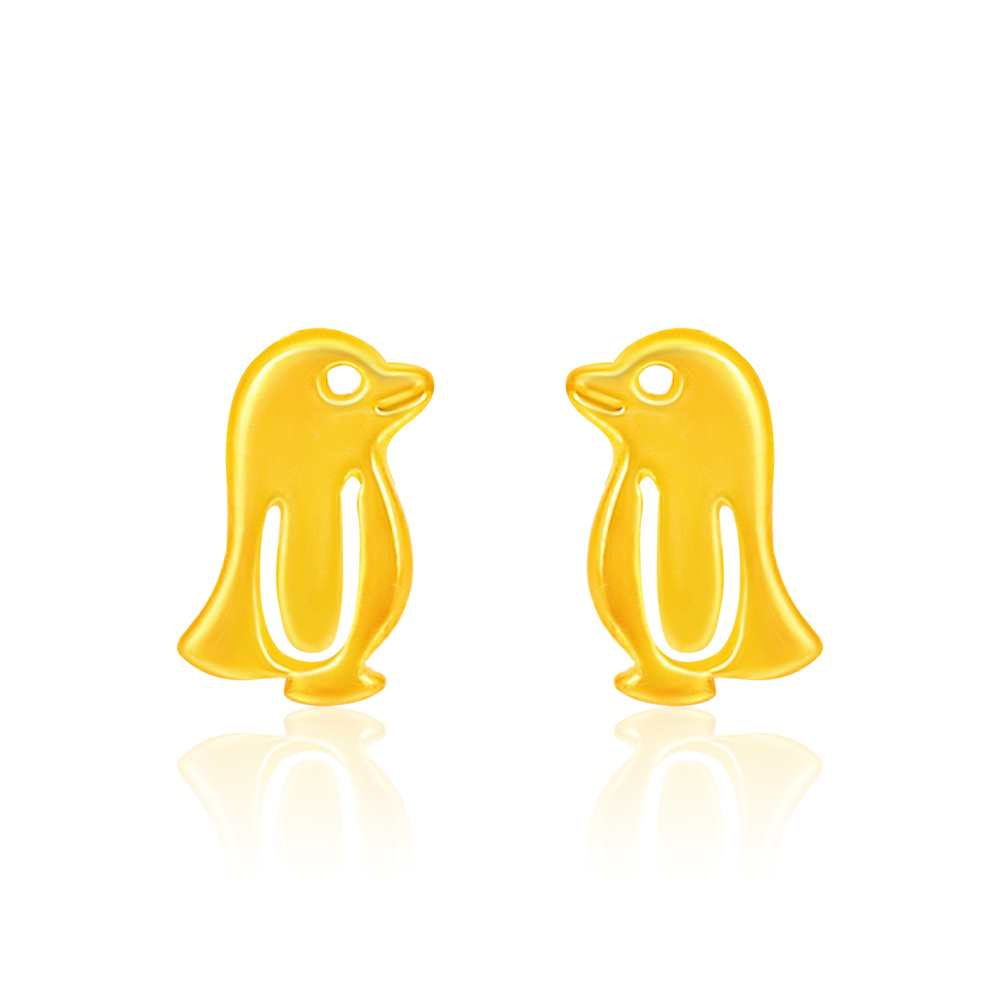 TAKA Jewellery 916 Gold Earrings Penguin