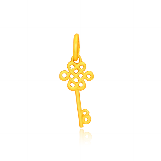 TAKA Jewellery 916 Gold Pendant Key