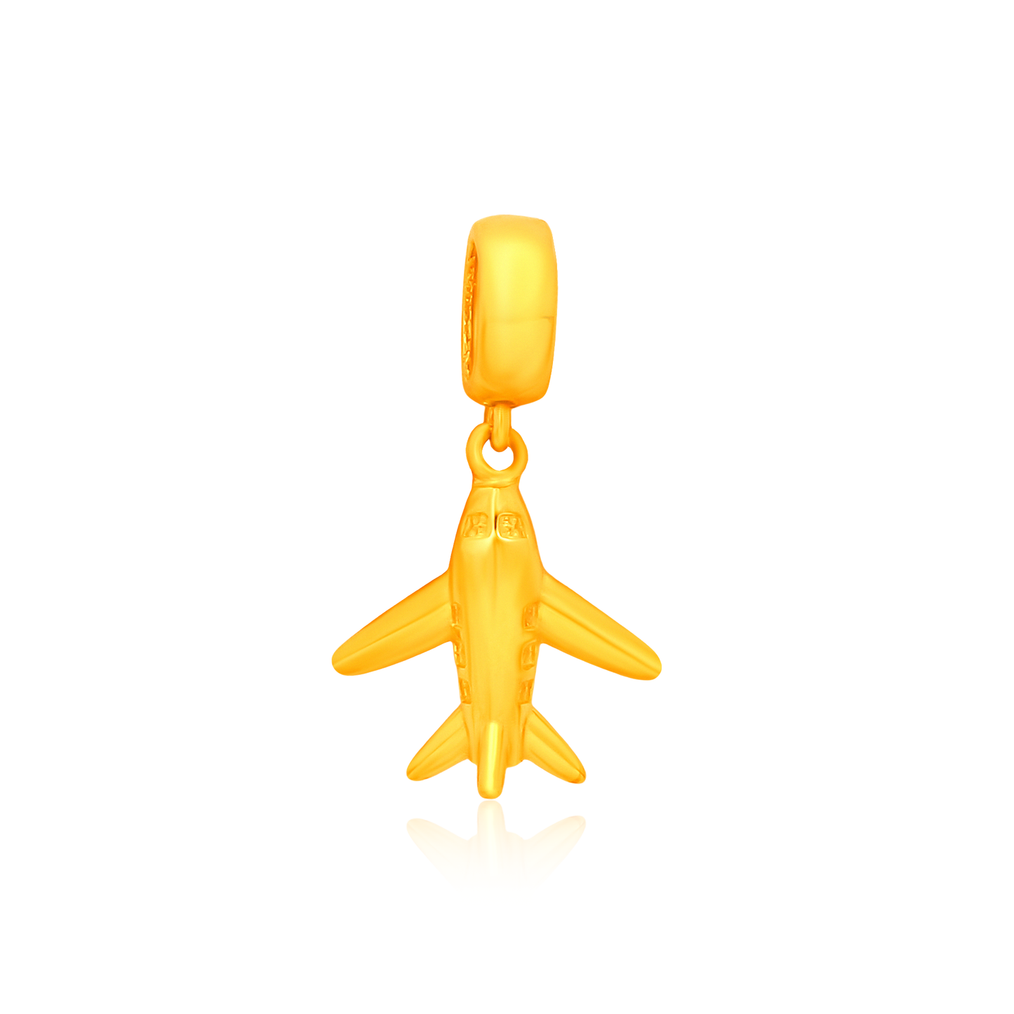 TAKA Jewellery 916 Gold Charm Plane