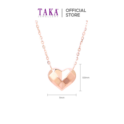 TAKA Jewellery Dolce 18K Gold Necklace Heart Shape