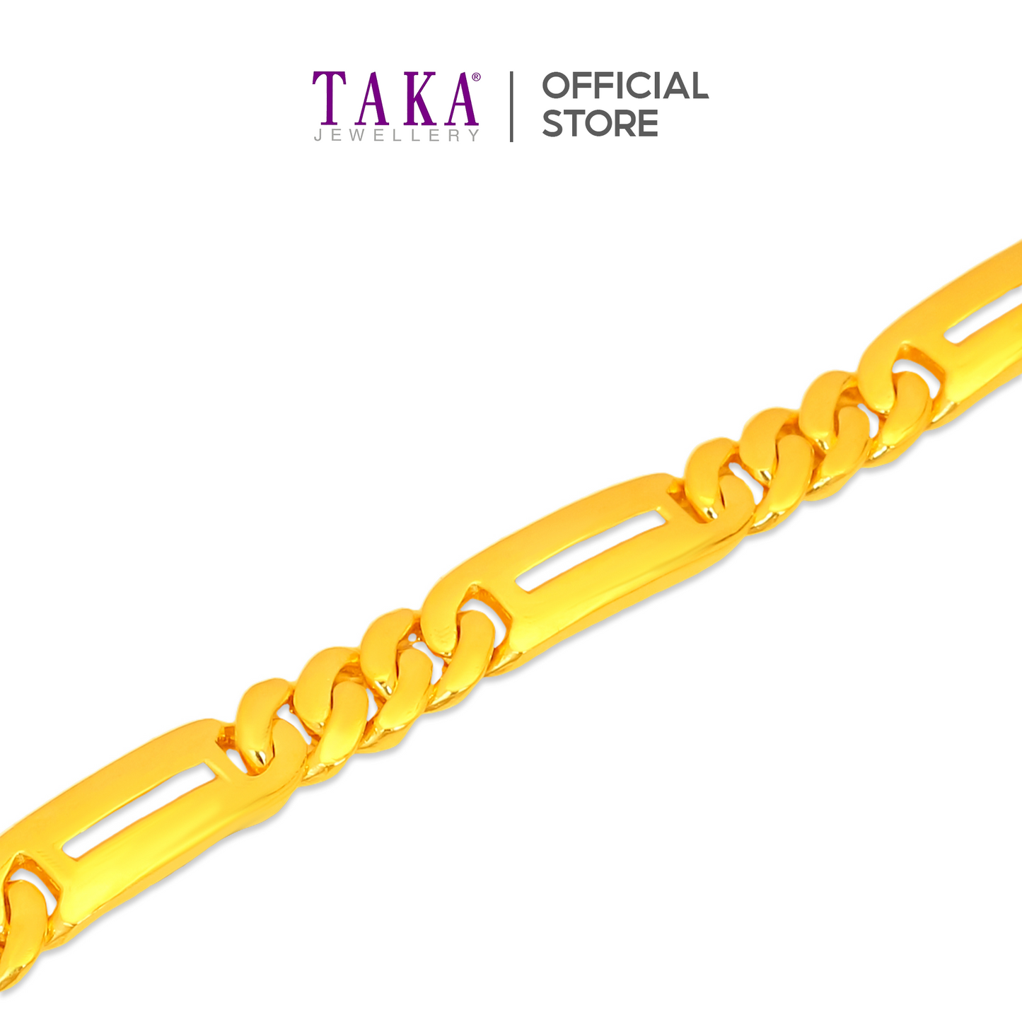 TAKA Jewellery 916 Gold Bracelet