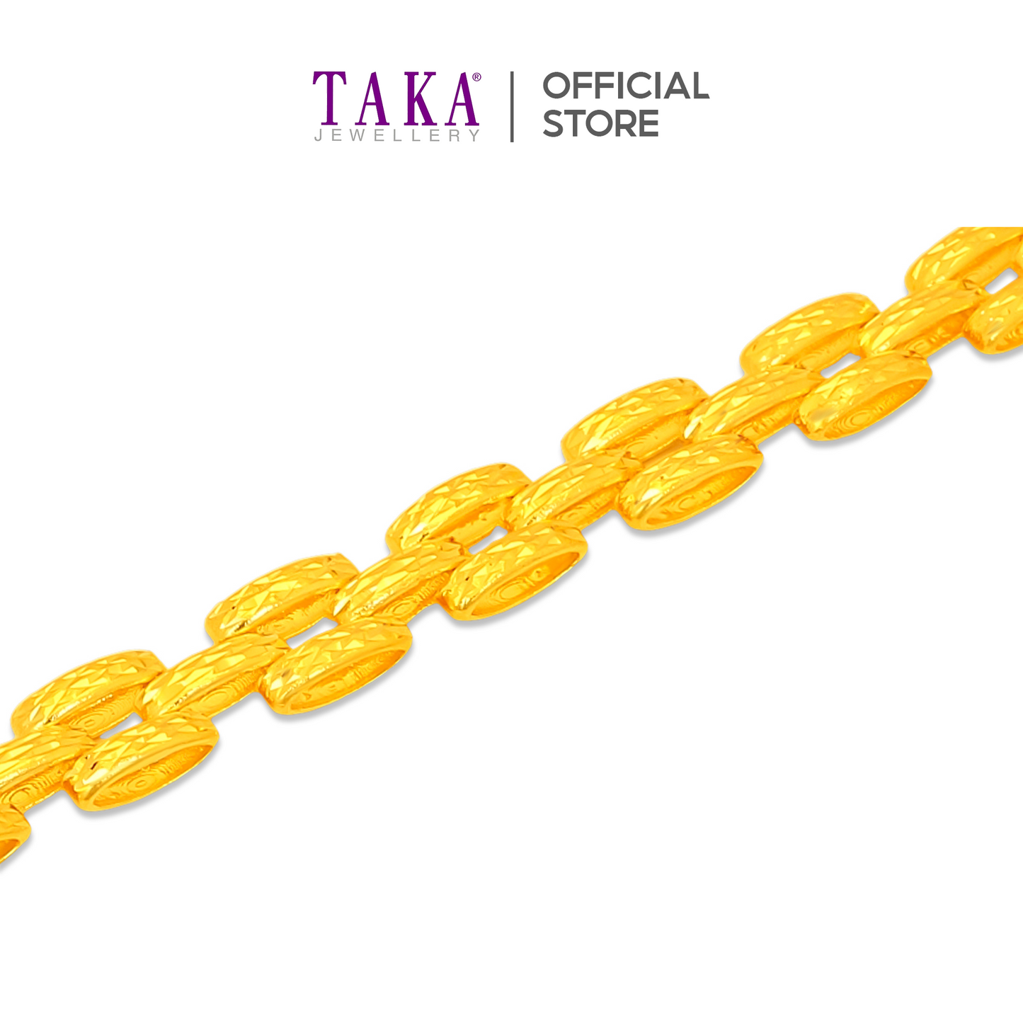 TAKA Jewellery 916 Gold Bracelet