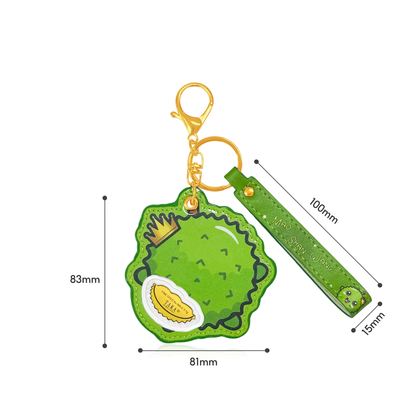 [PROMO] TAKA Jewellery 999 Pure Gold Durian Keychain (Bundle of 4)