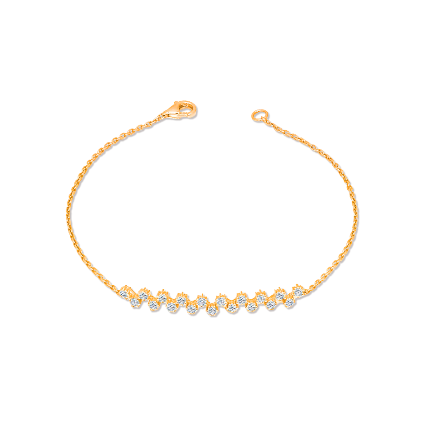 TAKA Jewellery Lab Grown Diamond Bracelet 10K