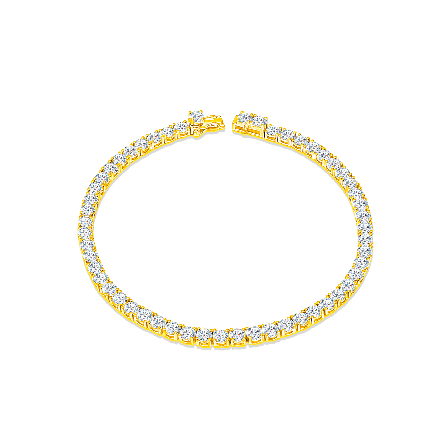 [PROMO] TAKA Jewellery Lab Grown Diamond Tennis Bracelet 10K Gold