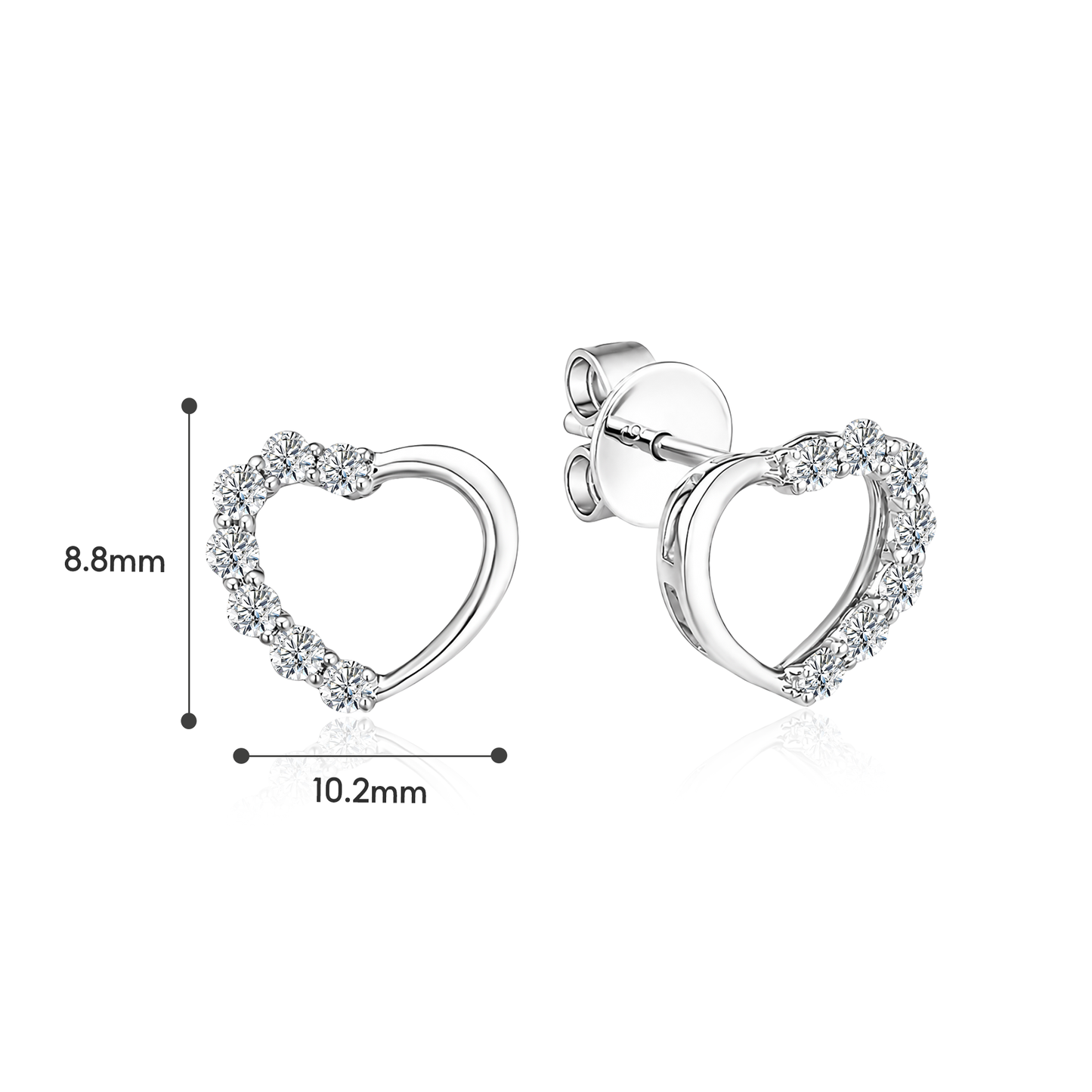 [Online Exclusive] TAKA Jewellery Lab Grown Diamond Earrings 10K Gold