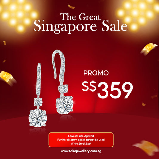 [PROMO] TAKA Jewellery Lab Grown Diamond Earrings 10K Gold