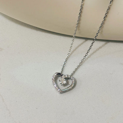 [PROMO] TAKA Jewellery 10K Gold Lab Grown Diamond Forever Yours Heart Necklace