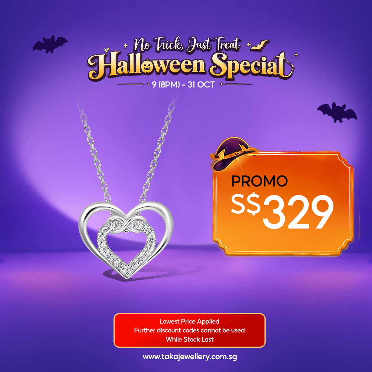 [PROMO] TAKA Jewellery 10K Lab Grown Diamond Grace Heart Necklace