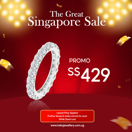 [PROMO] TAKA Jewellery 10K Gold Lab Grown Diamond Eternity Ring