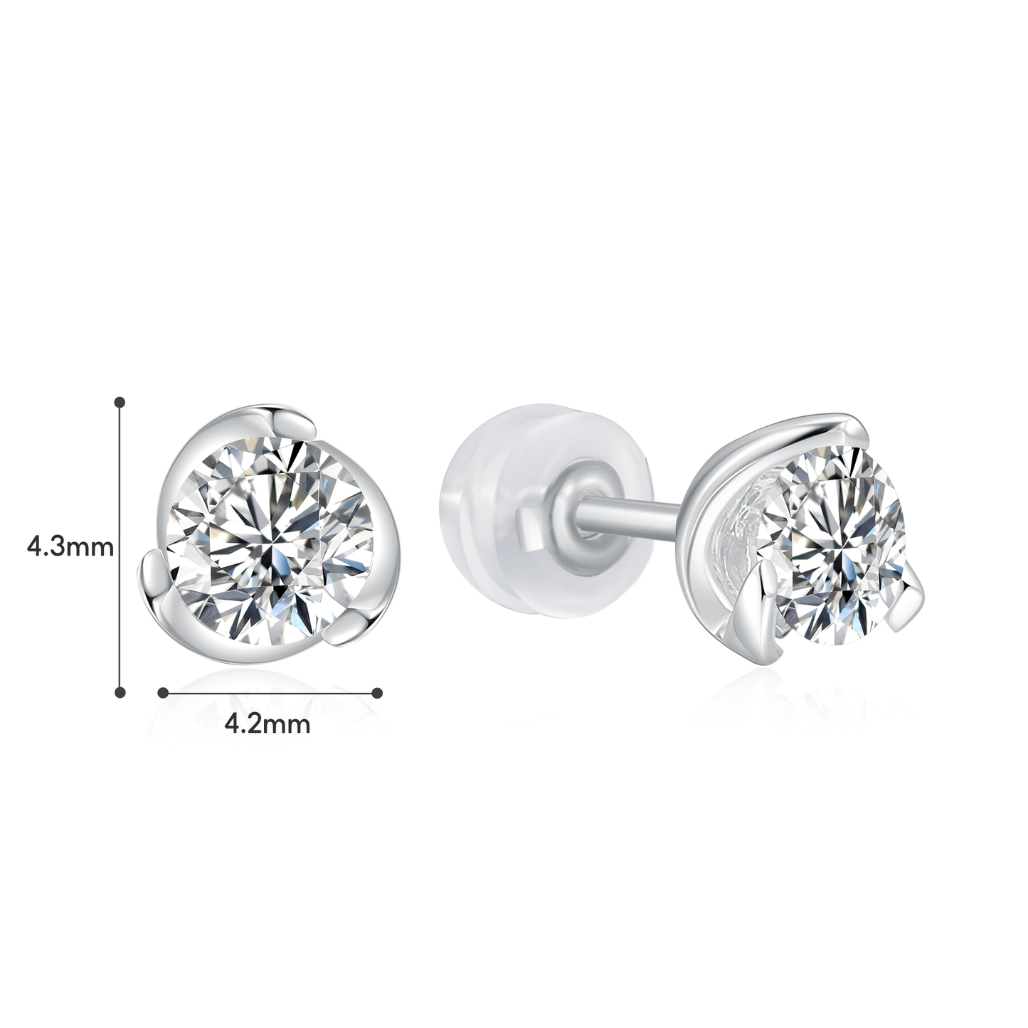 TAKA Jewellery Lab Grown Diamond Earrings 10K