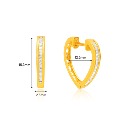 TAKA Jewellery Brillia Diamond Earrings 18K Gold