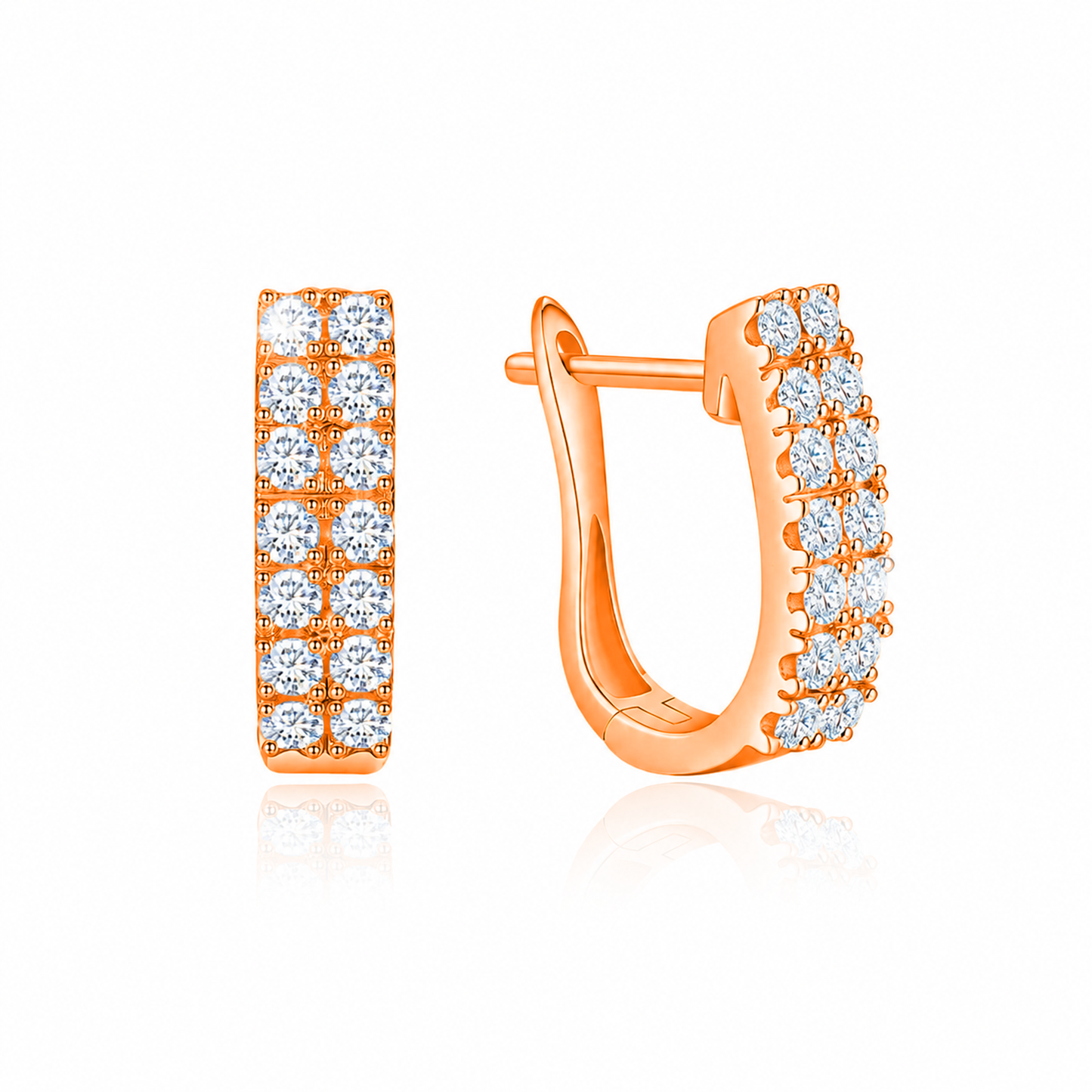 TAKA Jewellery Cresta Diamond Earrings 18K Gold