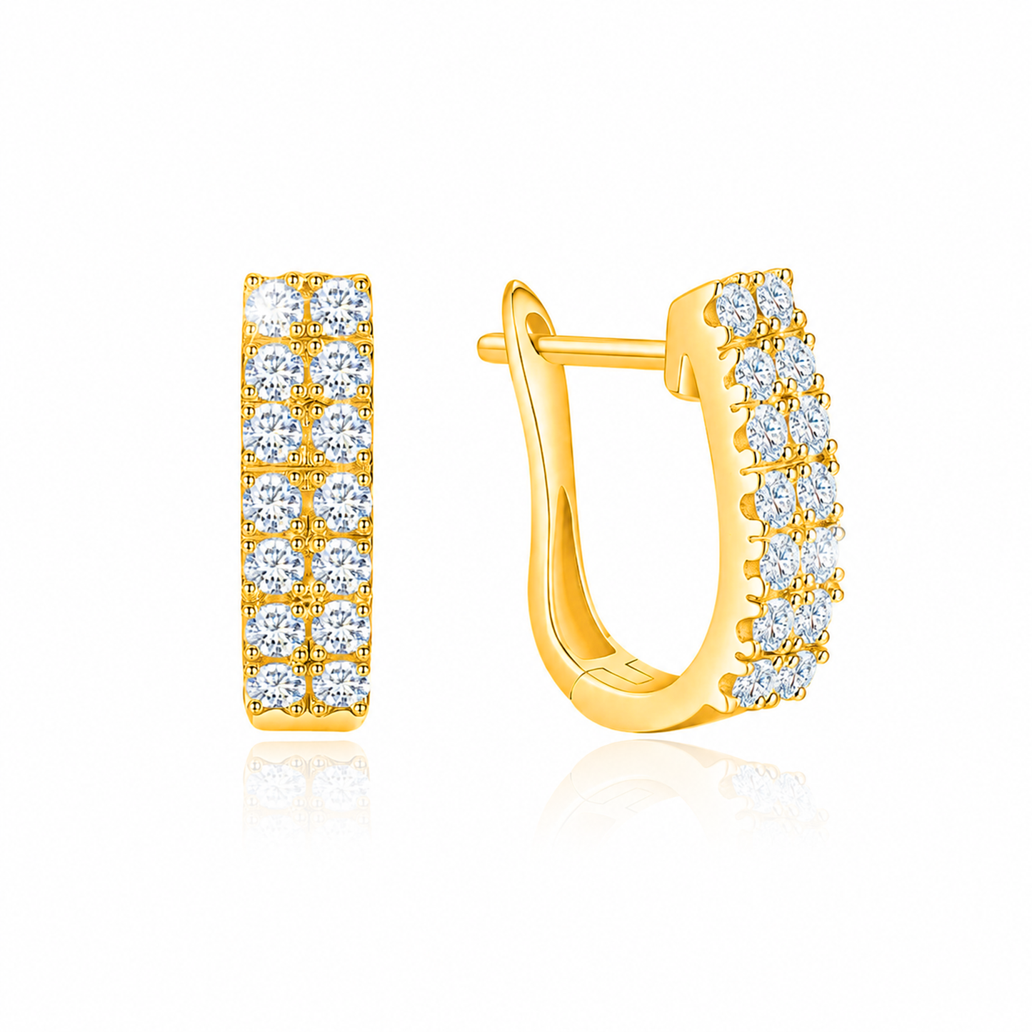 TAKA Jewellery Cresta Diamond Earrings 18K Gold