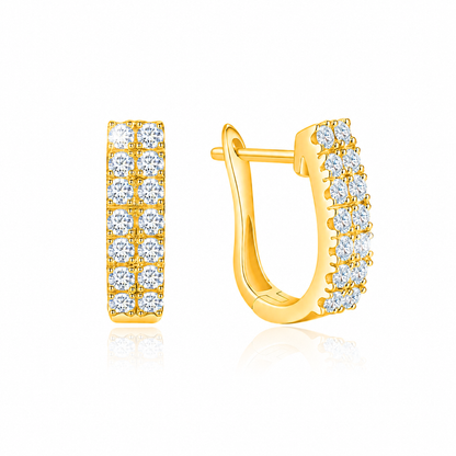 TAKA Jewellery Cresta Diamond Earrings 18K Gold