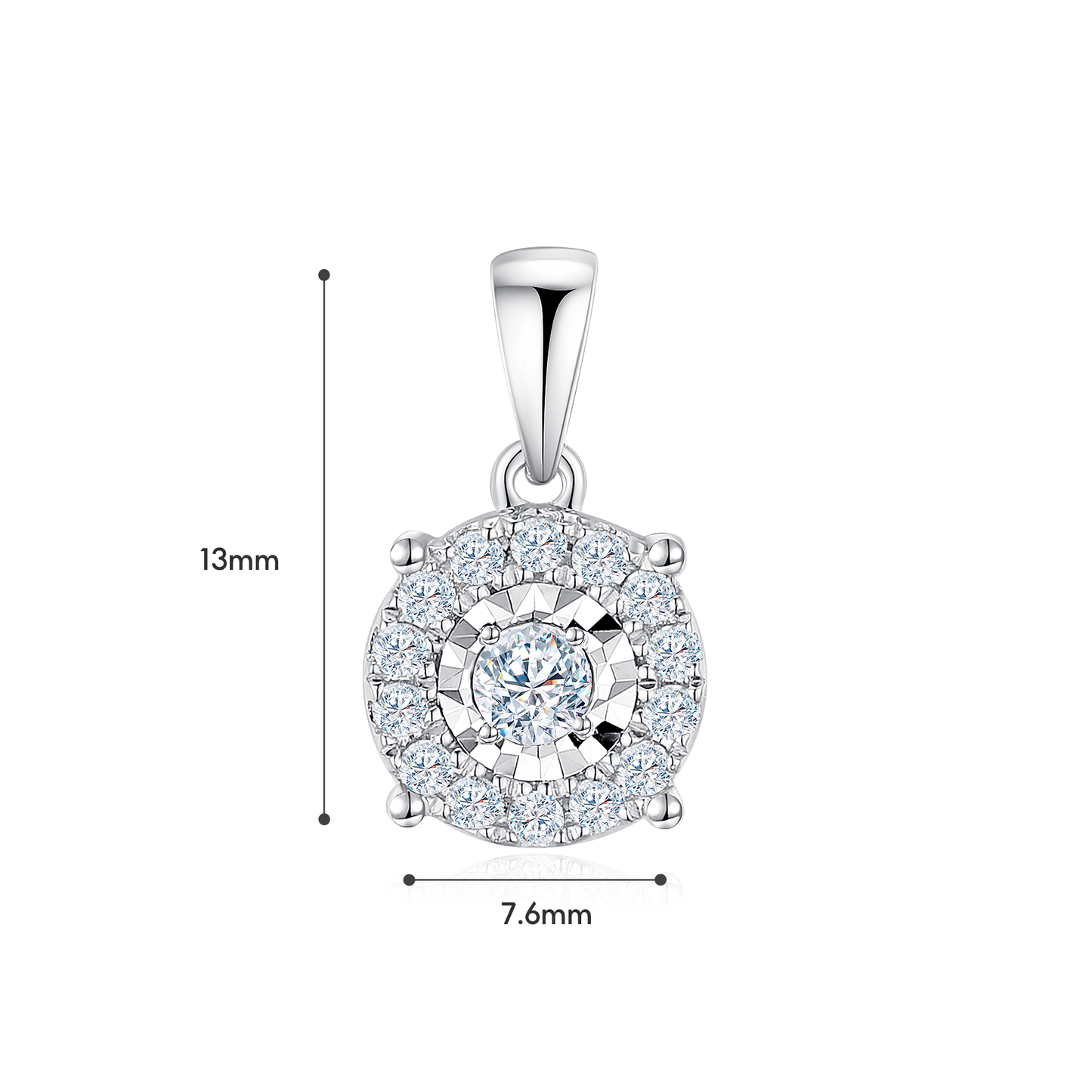 TAKA Jewellery Stellar Diamond Pendant 18K