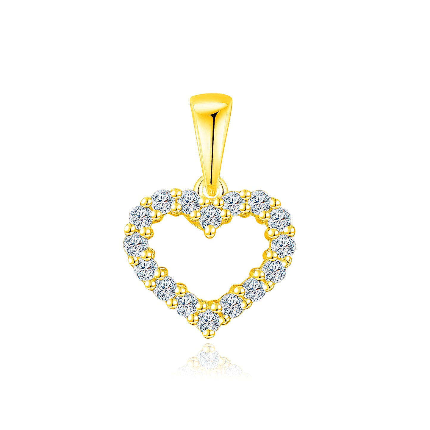 TAKA Jewellery Emotion Heart Diamond Pendant 18K