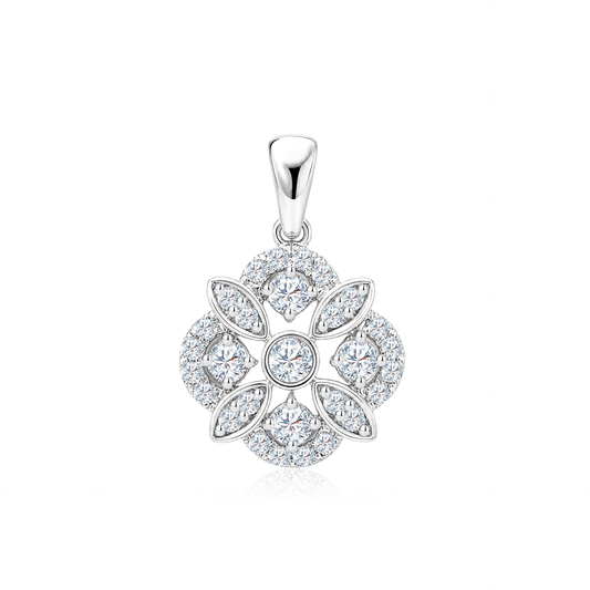 TAKA Jewellery Cresta Diamond Pendant 18K
