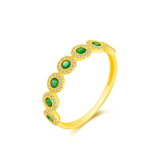 TAKA Jewellery Galaxe Gemstone and Diamond Ring 18K