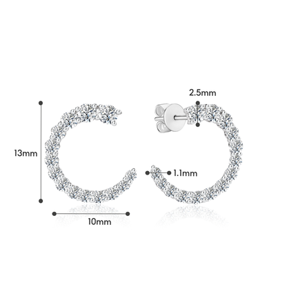 [PROMO] TAKA Jewellery Lab Grown Diamond Earrings 10K Gold