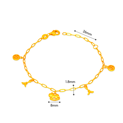 TAKA Jewellery Dream Chaser 916 Gold Baby Bracelet