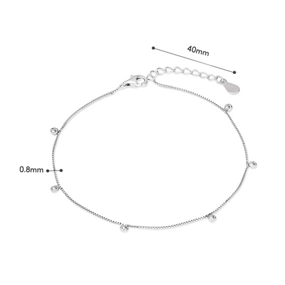 TAKA Jewellery Crystals & 925 Silver Bracelet