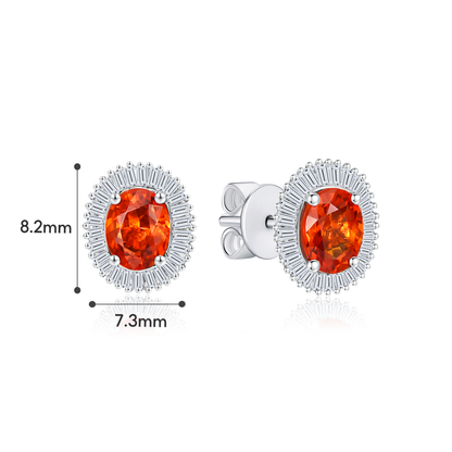 TAKA Jewellery Spectra Sapphire Diamond Earrings 18K