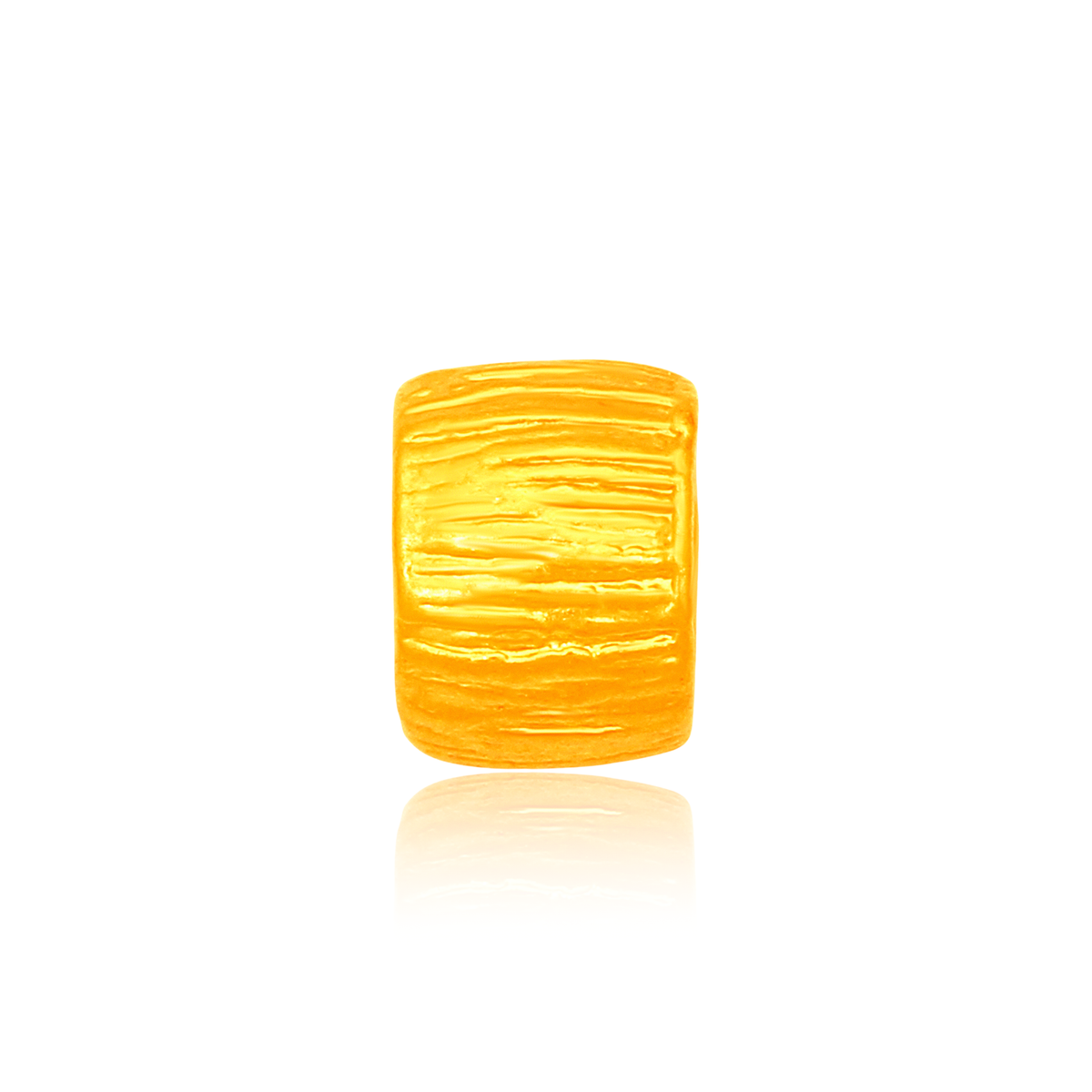 TAKA Jewellery Rustic Barrel 999 Pure Gold Charm