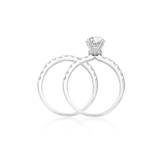 TAKA Jewellery Lab Grown Diamond Twin Rings 10K Gold