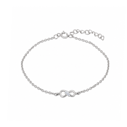 TAKA Jewellery Infinity Grace 925 Silver Bracelet