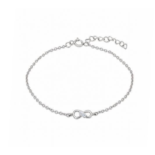 TAKA Jewellery Infinity Grace 925 Silver Bracelet