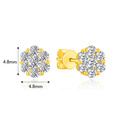 TAKA Jewellery Galaxe Diamond Earrings 18K Gold
